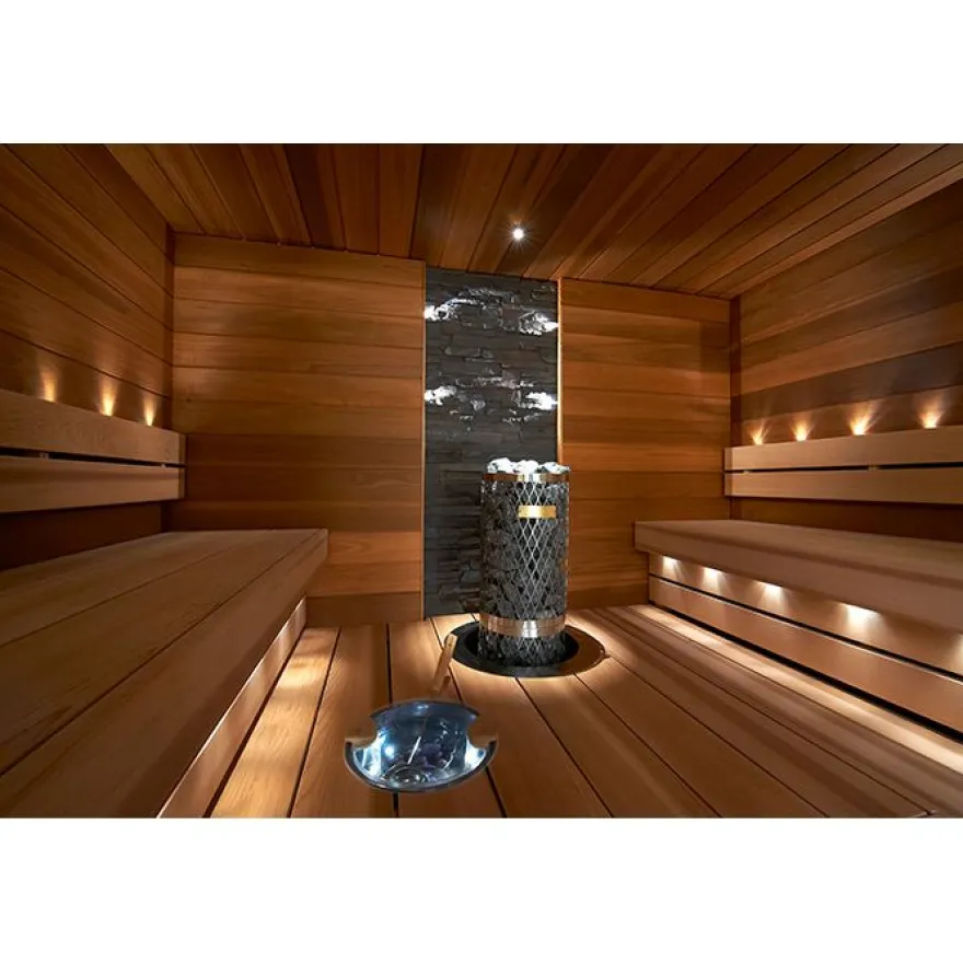 Saunapaneeli Sun Sauna STS 15x145x3000mm, lämpökäsitelty magnolia