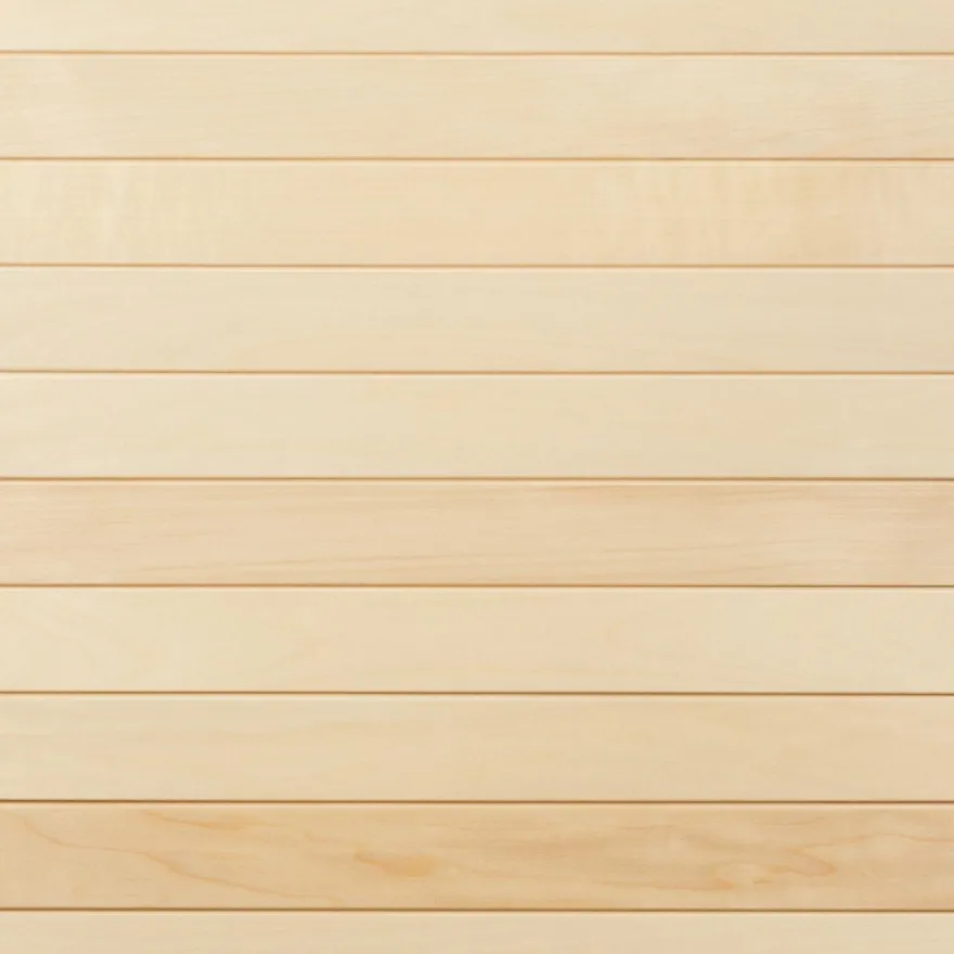 Saunapaneeli Tuuli Sauna STS4, 15x70mm, haapa, puuvalmis