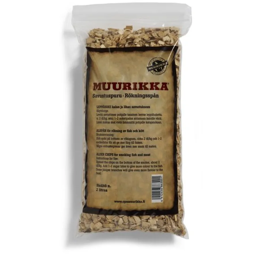 Savustuspurupussi 2 litraa, leppähaketta