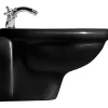 Seinä-bidee Lavabo Retro, kiiltävä musta