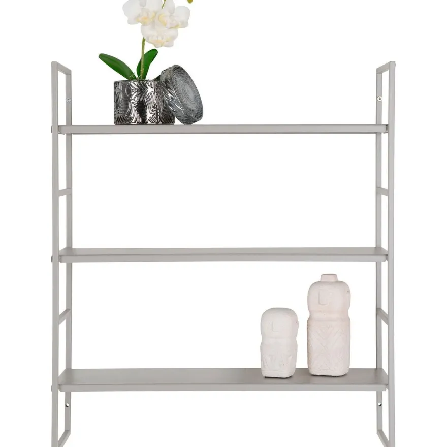 Seinähyllykkö House Nordic Beja, 48x17x55cm, 3 tasolla, viileä harmaa