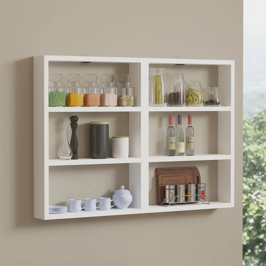 Seinähylly Linento Furniture Hexa 85x60cm