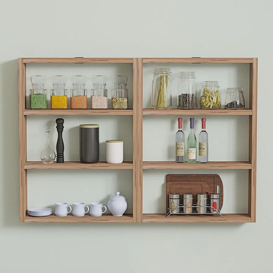 Seinähylly Linento Furniture Hexa 85x60cm