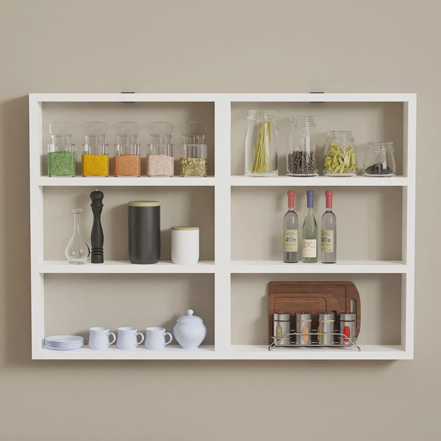 Seinähylly Linento Furniture Hexa 85x60cm