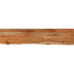 Seinähylly 100x20x3,8 cm suorakaide täysi akasiapuu elävä reuna (70276)