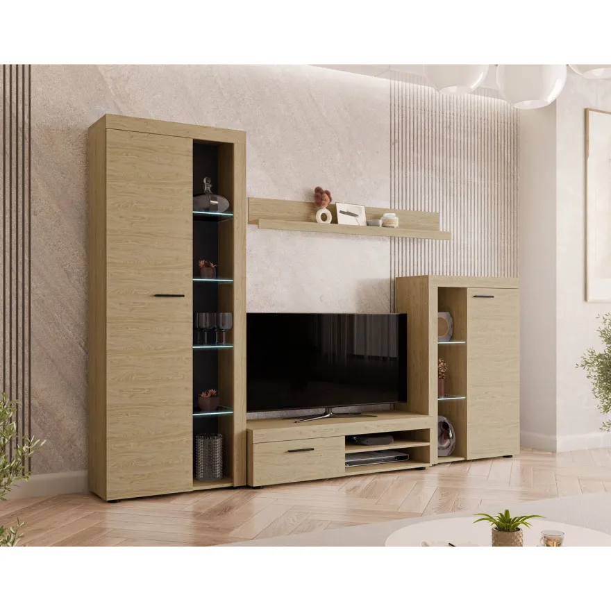 Seinäkonsoli Nomla RUMBA + LED