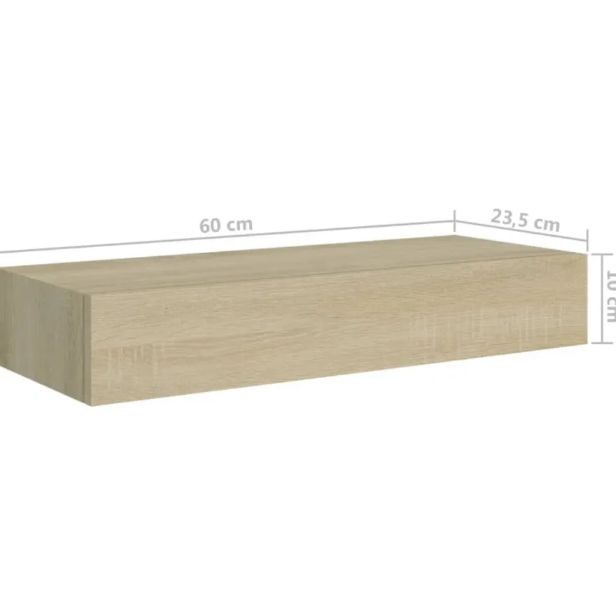 Seinälaatikkohyllyt MDF, eri värejä/kokoja ja pakkauskokoja (06702)