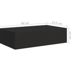 Seinälaatikkohyllyt MDF, eri värejä/kokoja ja pakkauskokoja (06702)