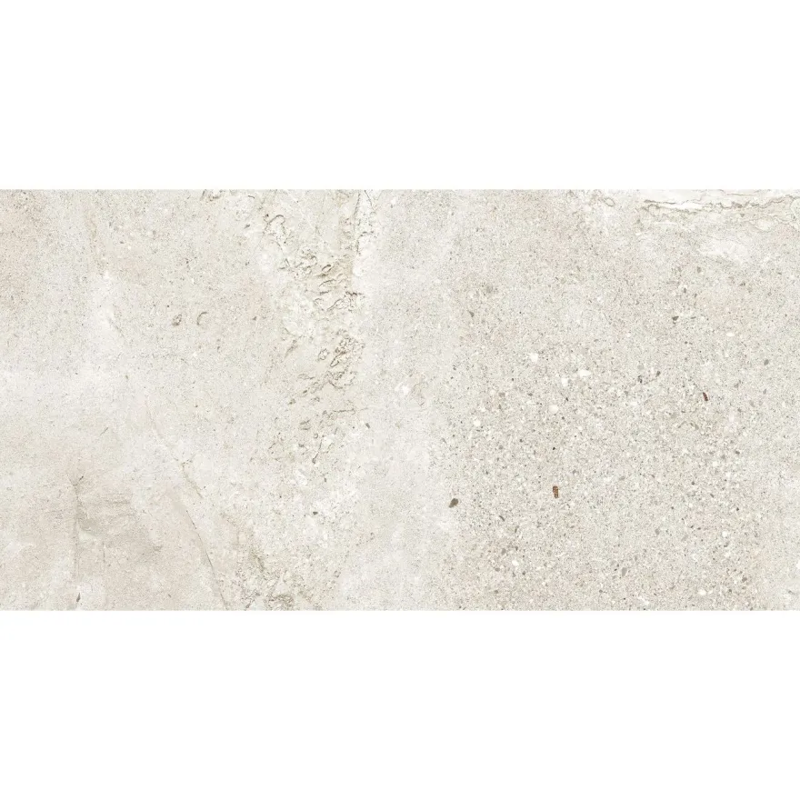 Seinälaatta Pukkila Stone Age White, 29.5x59.2cm, matta