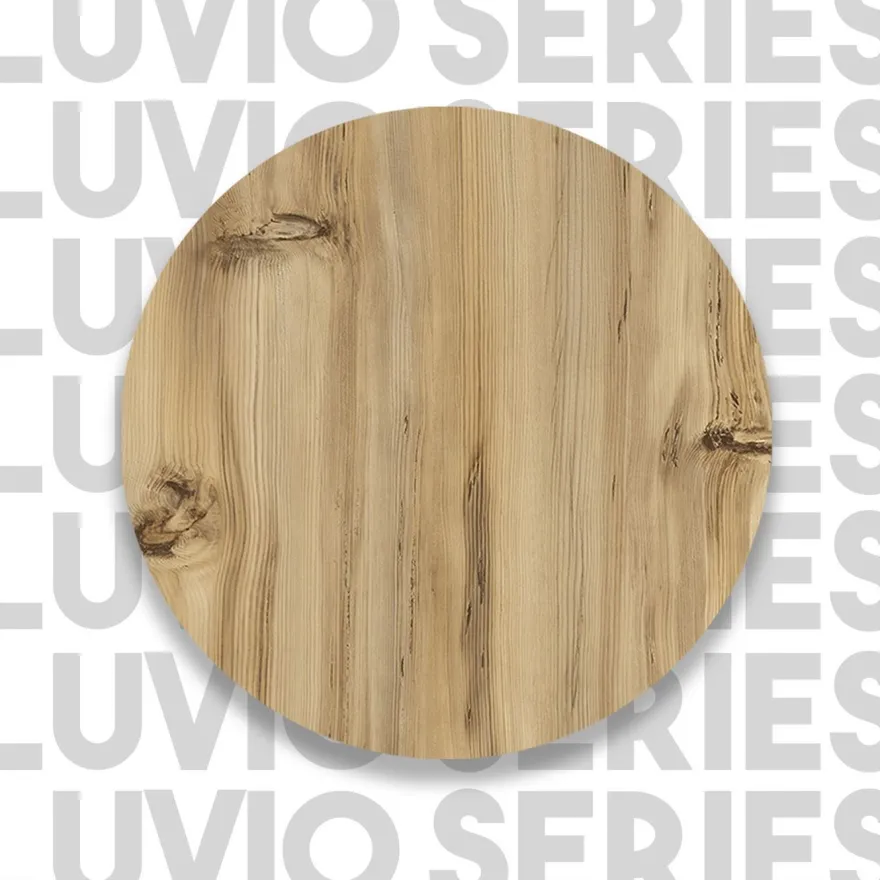 Seinään kiinnitettävä yöpöytä Linento Furniture LV28, puukuosi, ruskea