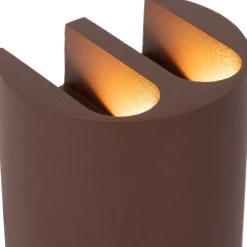 Seinäspotti Lucide York, 7x5.8cm, IP54, 1.2W, ruskea