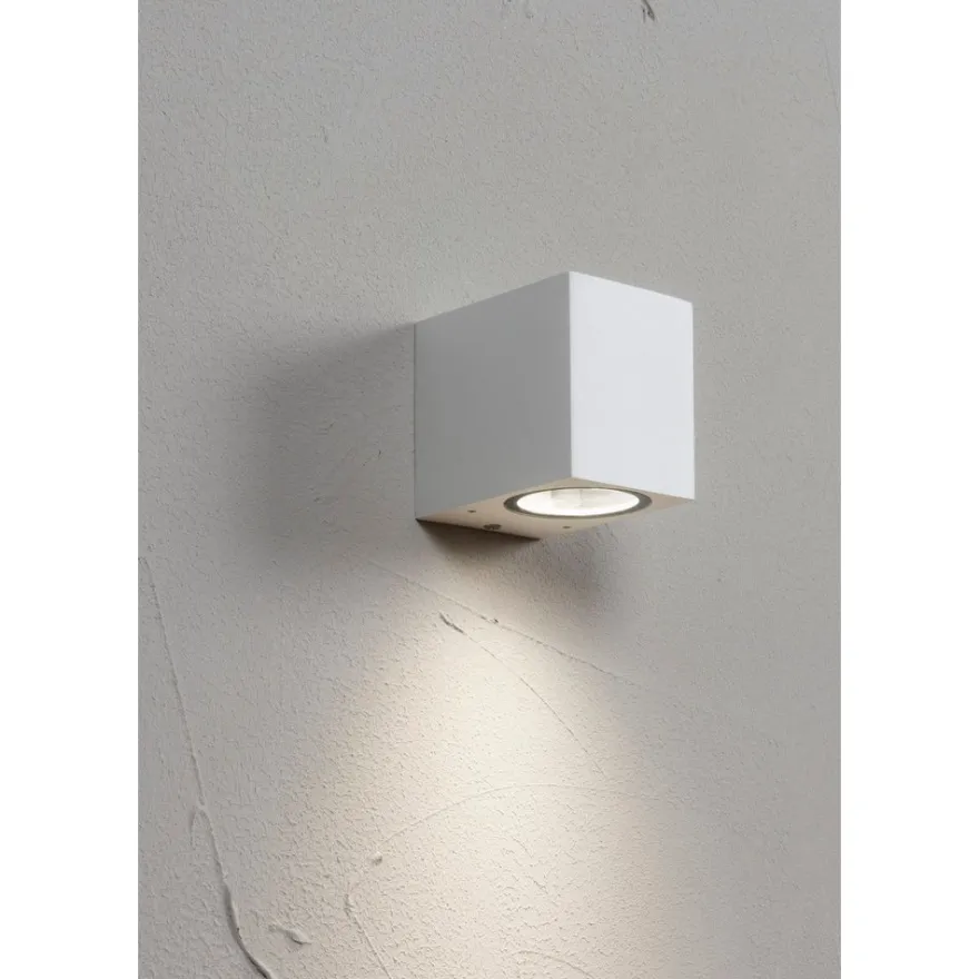 Seinävalaisin Airam Sund, max 11W, GU10, 80x68x93mm, IP44, valkoinen/kirkas