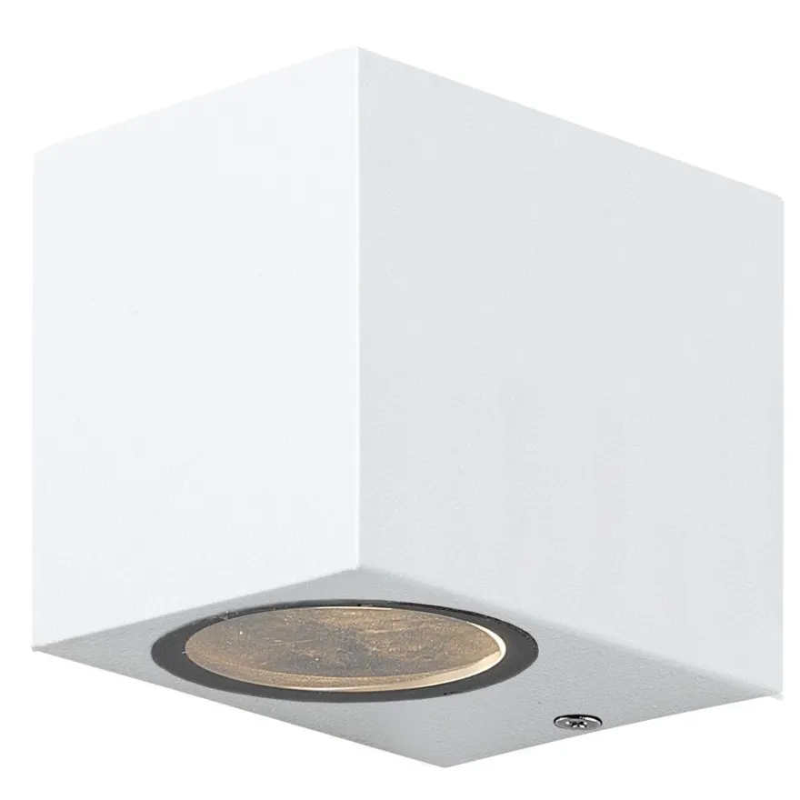 Seinävalaisin Airam Sund, max 11W, GU10, 80x68x93mm, IP44, valkoinen/kirkas