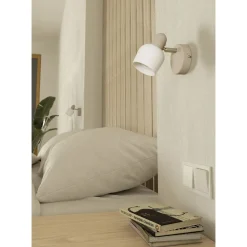 Seinävalaisin Eglo Corato, E14, 18W, IP20, hiekka/valkoinen