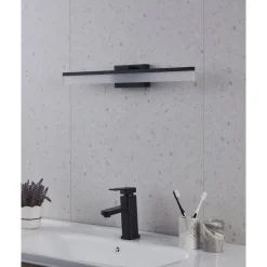 Seinävalaisin Eglo Palmital, 59.5x8cm, LED, 11W, IP44, musta