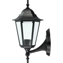 Seinävalaisin Kartano PRA-U 200x276x480 mm musta