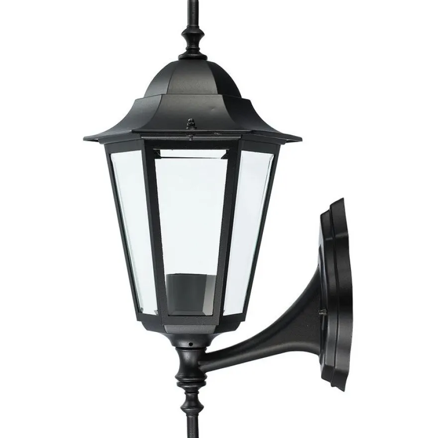 Seinävalaisin Kartano PRA-U 200x276x480 mm musta