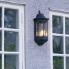 Seinävalaisin Konstsmide Pallas 566-750, musta matta, pidikkeetön