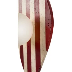 Seinävalaisin Linento Lighting Band beige/valkoinen/punainen