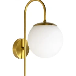 Seinävalaisin Linento Lighting 242432 kulta/valkoinen