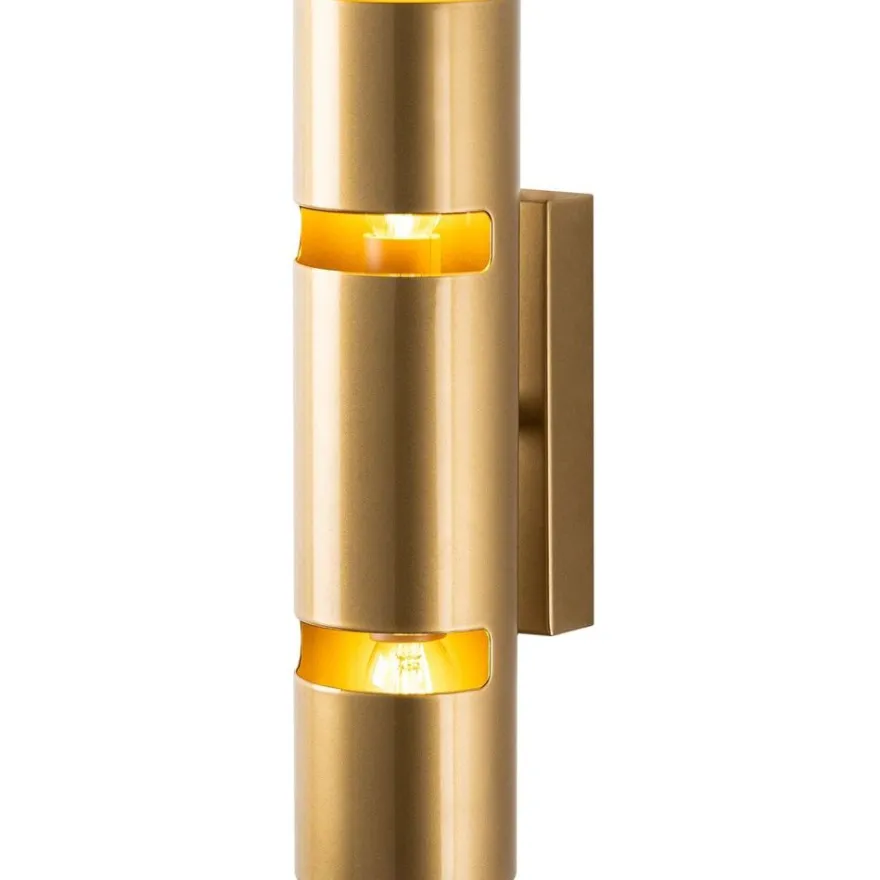 Seinävalaisin Linento Lighting Luxora, 8x30cm, kulta