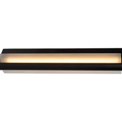Seinävalaisin Lucide Wanda, 10.2x45cm, IP44, 15W, musta