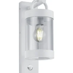 Seinävalaisin Trio Sambesi, E27, liiketunnistimella, mattavalkoinen