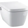 Seinä-WC-paketti Tece TH Lux 1, Tece Base Nordic -asennusteline ja pesevä Tece One Bidé WC-istuin, huuhtelukaulukseton