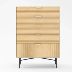 Senkki Home4You Bassel 80x40x114cm, beige