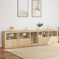 Senkki LED-valoilla, 283x37x67 cm, eri värejä (33126)