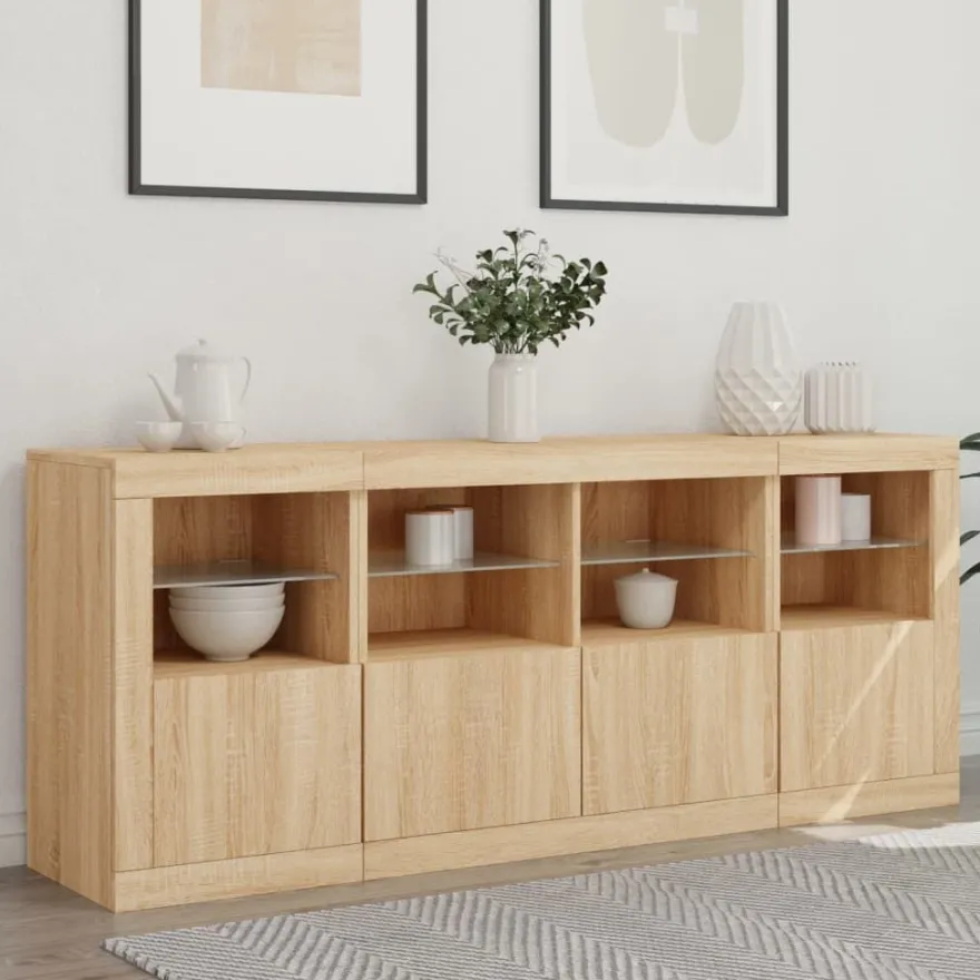 Senkki LED-valoilla, 163x37x67 cm, eri värejä (33133)