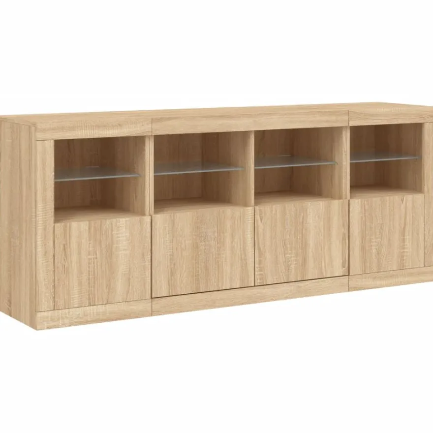 Senkki LED-valoilla, 163x37x67 cm, eri värejä (33133)