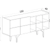 Senkki Linento Furniture Sirius Sapphire tammi