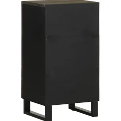 Senkki Musta 40x33x75 cm Massiivipuu Mango (17708)