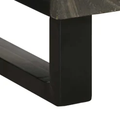 Senkki Musta 40x33x75 cm Massiivipuu Mango (17708)