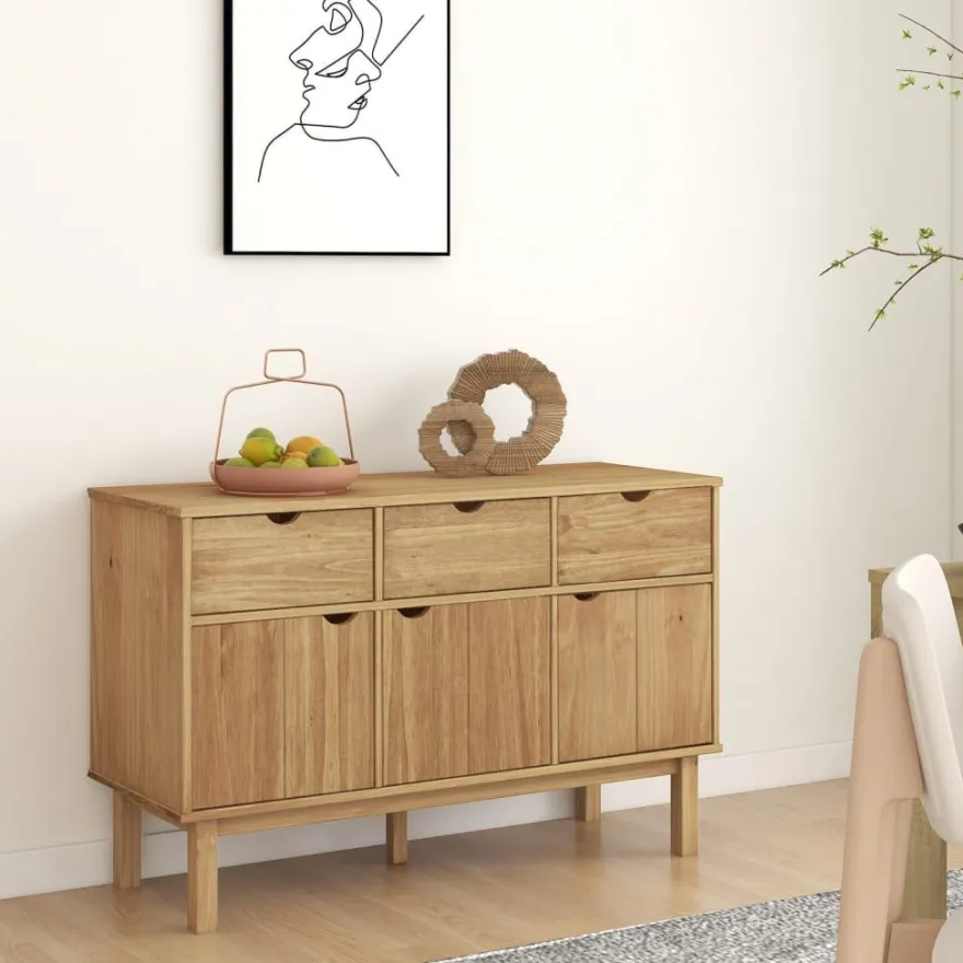 Senkki Otta 114x43x73,5cm, mänty, eri värejä