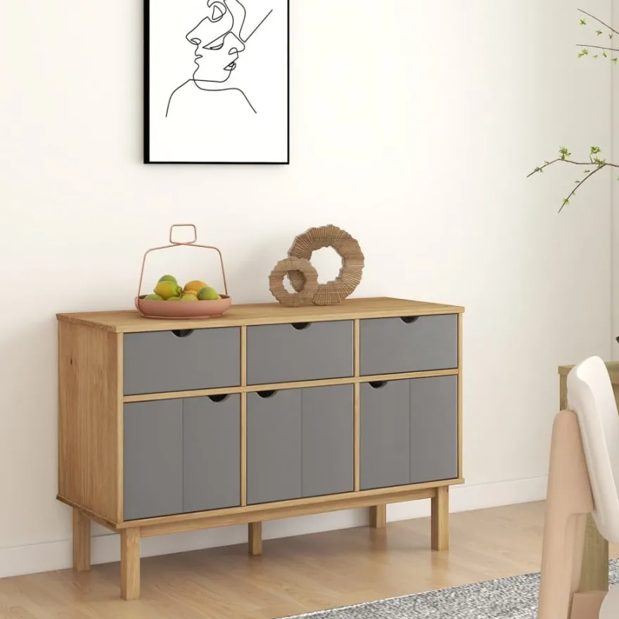 Senkki Otta 114x43x73,5cm, mänty, eri värejä