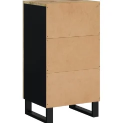Senkki ovella 40x31x75 cm täysi mangopuu (52909)