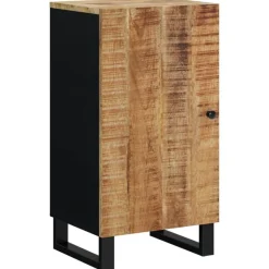 Senkki ovella 40x31x75 cm täysi mangopuu (52909)