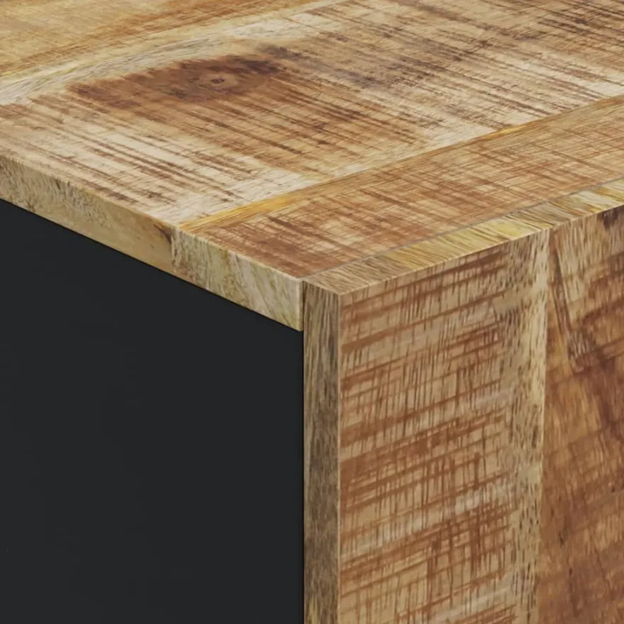 Senkki ovella 40x31x75 cm täysi mangopuu (52909)