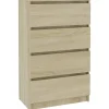 Senkki sonoma-tammi 60x35x98,5 cm lastulevy