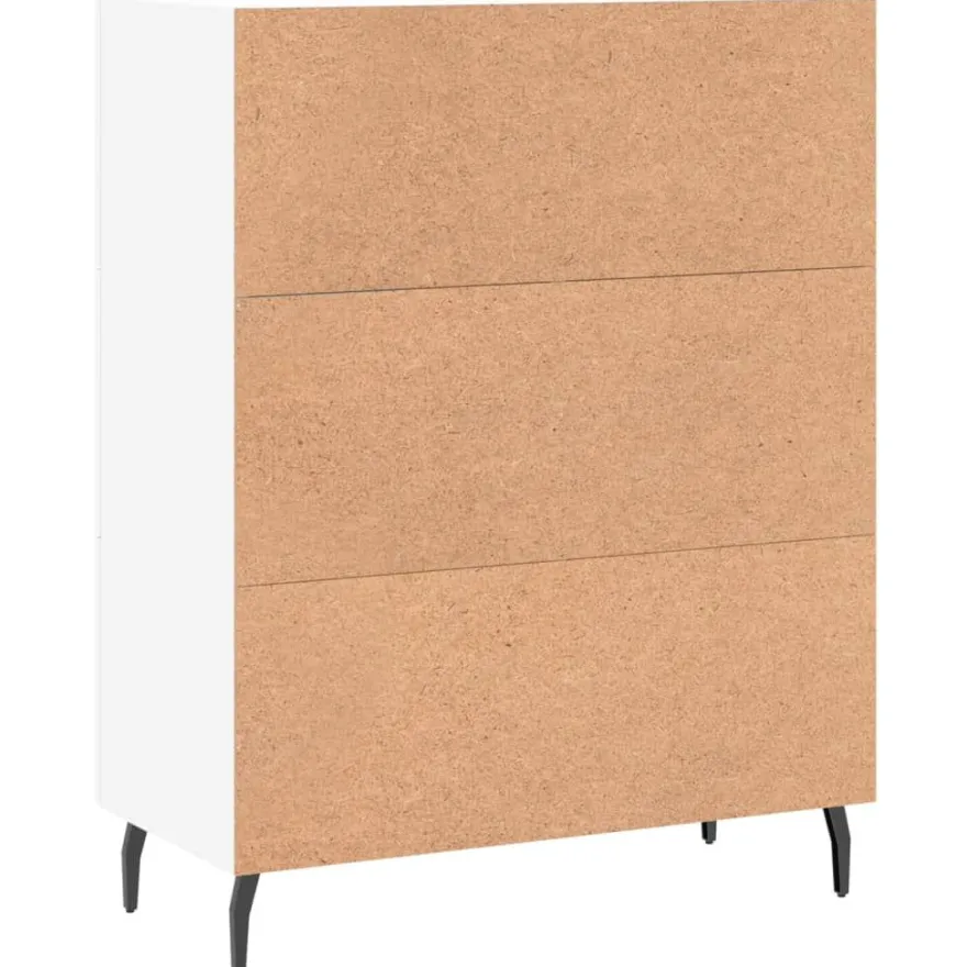 Senkki valkoinen 69,5x34x90 cm tekninen puu (30276)