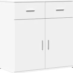 Senkki valkoinen 79x38x80 cm tekninen puu (40520)