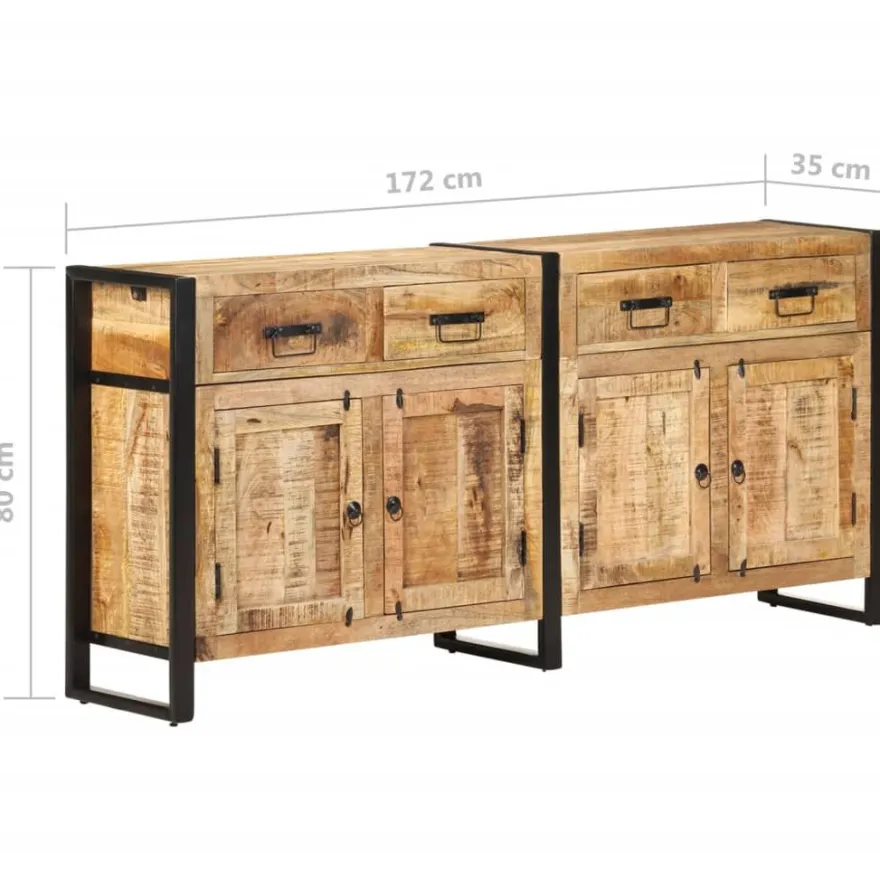 Senkki, 172x35x80 cm, eri puulajeja (07599)