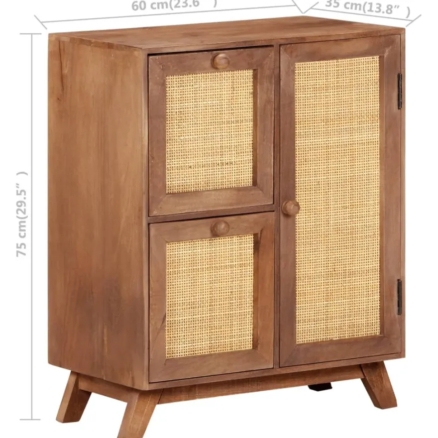 Senkki 2 60x35x75 cm mangopuu