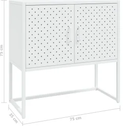 Senkki 75-105x35x75cm, teräs, eri kokoja ja värejä
