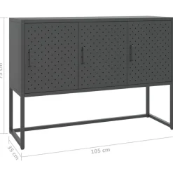Senkki 75-105x35x75cm, teräs, eri kokoja ja värejä