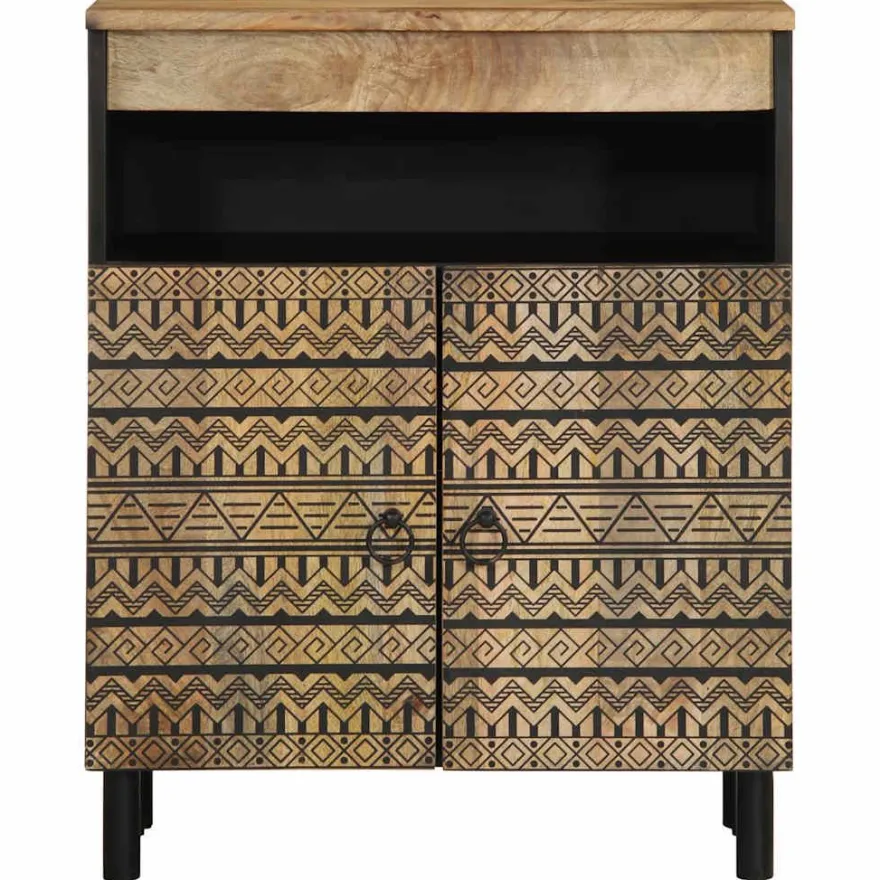 Senkki 60x33,5x75 cm täysi karkea mangopuu (18653)