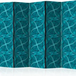 Sermi Artgeist Geometric Turquoise II, 225x172cm