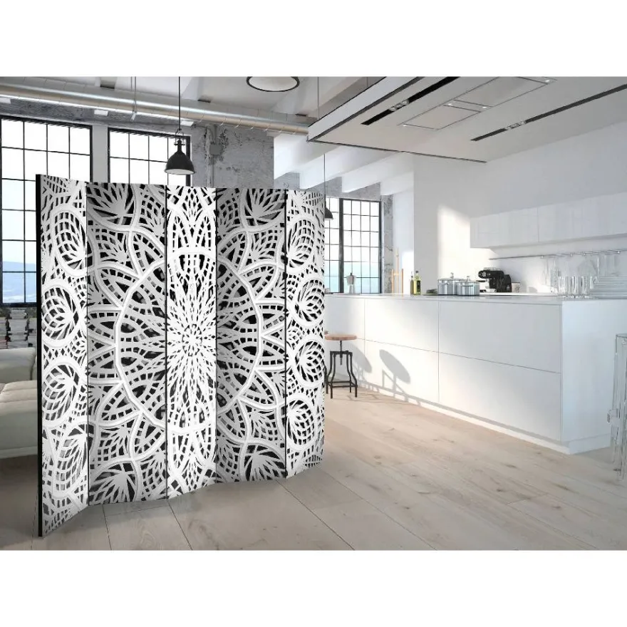 Sermi Artgeist White Mandala II, 225x172cm
